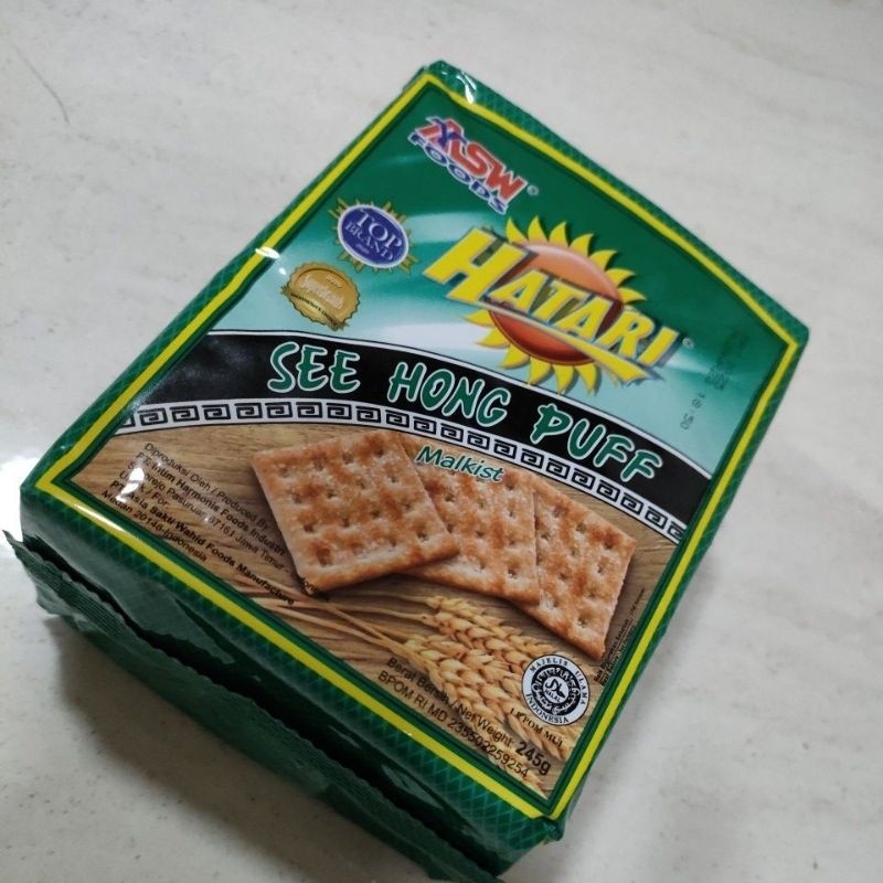 

BISKUIT HATARI 245g / HATARI see Hong puff biscuit