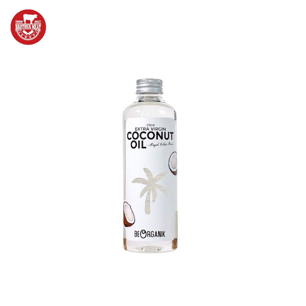 

BeOrganik Extra Virgin Coconut Oil VCO Minyak Kelapa Murni Botol 250ml, Brothermeatshop