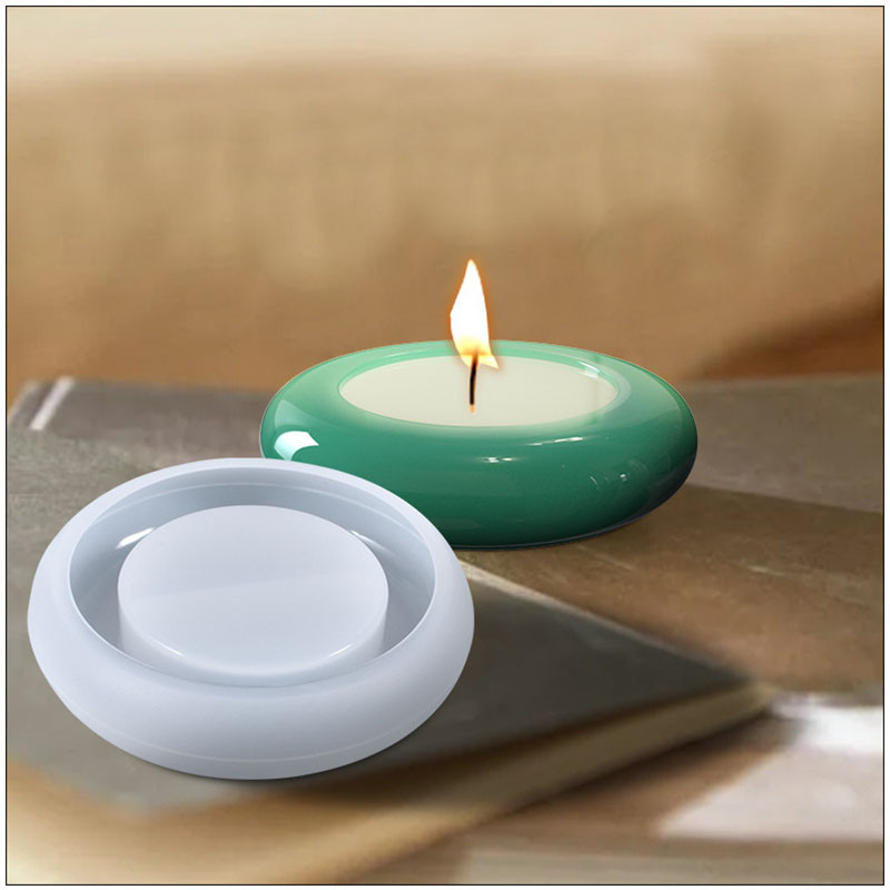 

Silicone Mold DIY Crystal Round Candle Holder Epoxy Resin Mould Candlestick Mold Handmade Craft Jewelry Making Home Decoration