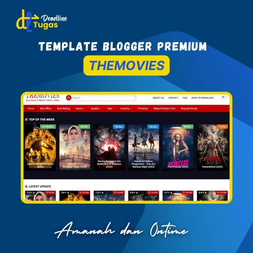 Template Blogger Premium Themovies Download & Watch Online