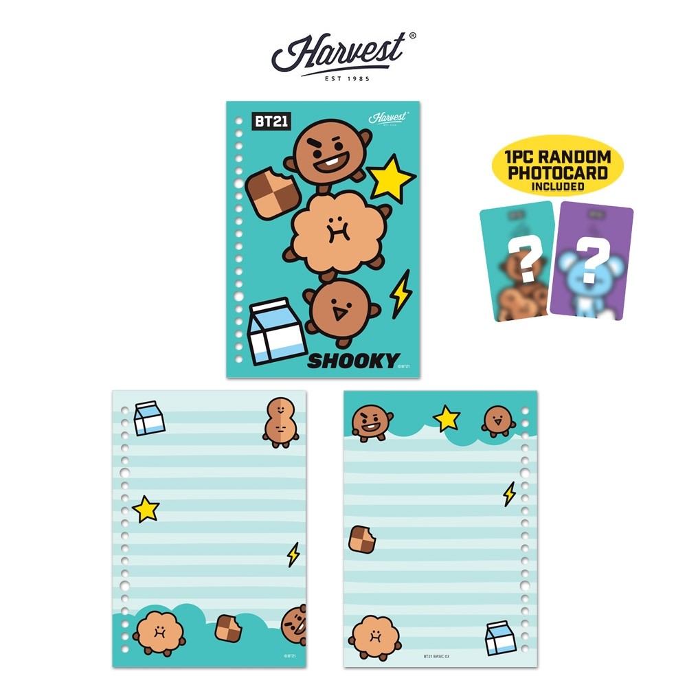 

Harvest BT21 Kertas Binder / Loose Leaf - SHOOKY