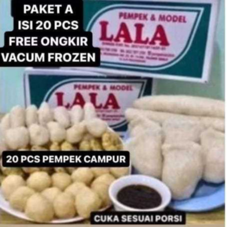 

Pempek Lala 26 Ilir Palembang (Isi 20.pcs Campur)