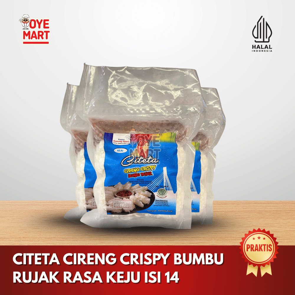 

CITETA CIRENG CRISPY BUMBU RUJAK ISI 14 RASA KEJU / CIRENG FROZEN