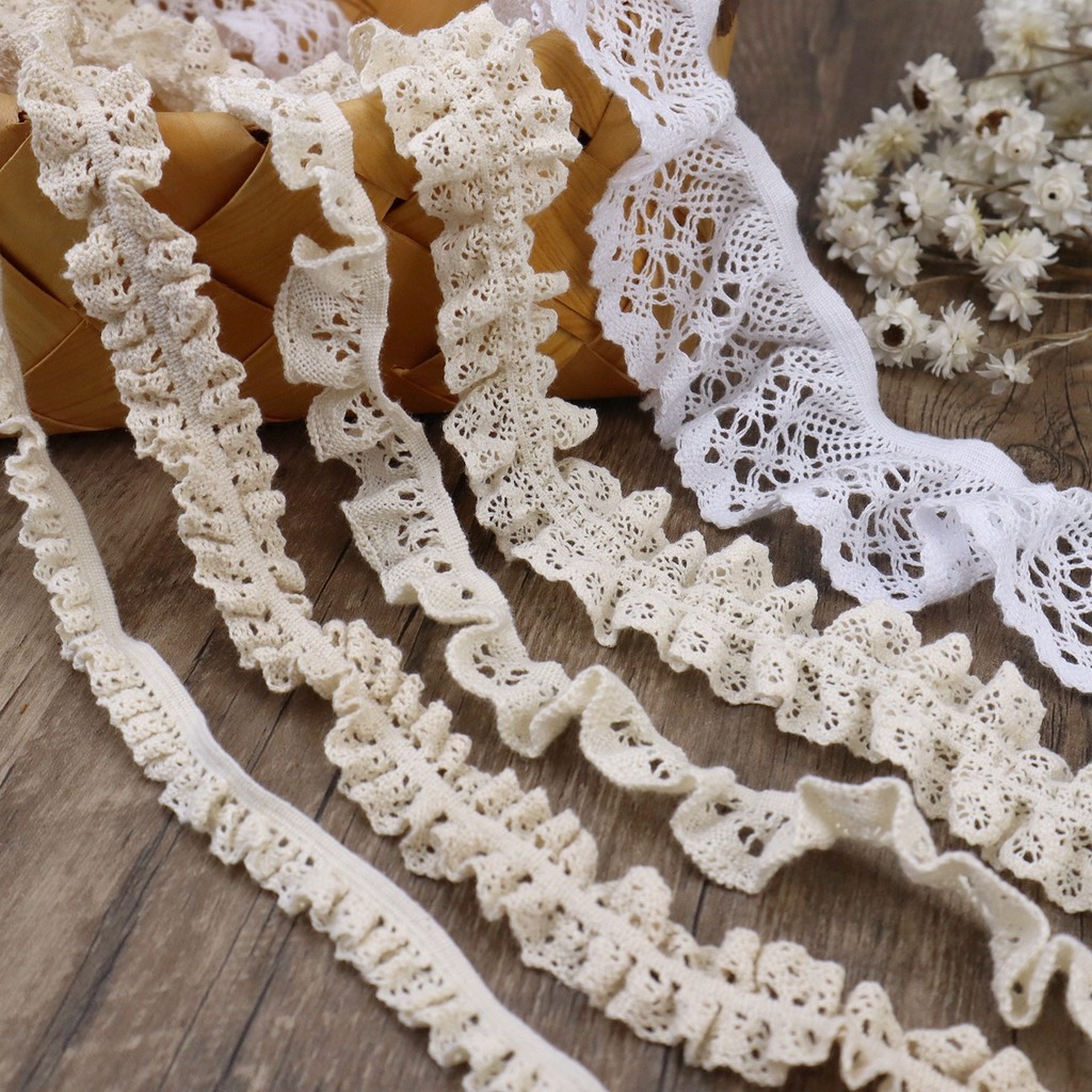 

1 Yard Stretch Lace Ribbon Elastic Frilly Trim for Sewing DIY Crafts Scrapbooking Underwear Dress