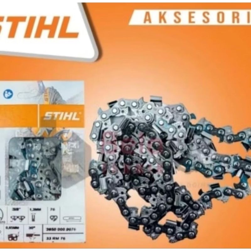 RANTAI STIHL 27R X 52T UNTUK BAR 36 STIHL NEW ORIGINAL