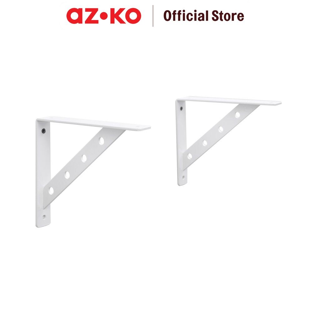 AZKO Masterspace Siku Rak Heavy Duty - Putih Bracket Rak Penopang Rak Dinding Rak Tembok Bracket