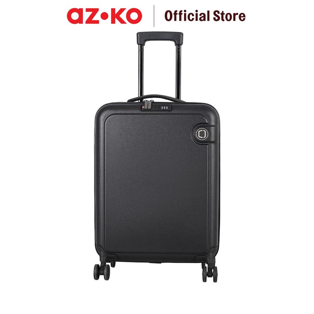 AZKO Luggo 20 inci Ultra Slim Koper Abs Tsa Lock Expandable Luggage Koper Kabin Tas Jalan-Jalan Trav