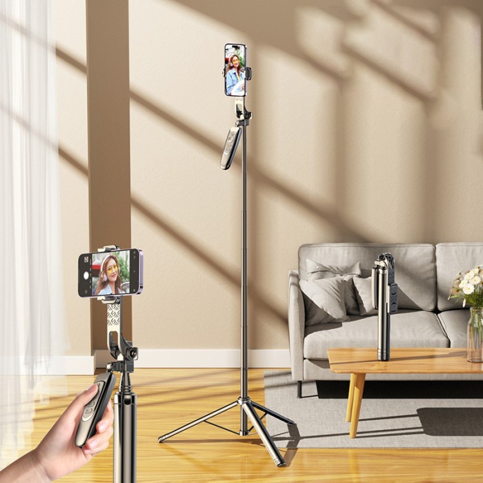 Tongsis Tripod JC -26 Stabilizer Hp 180cm 1,8 Meter Bluetooth 3 in 1 S