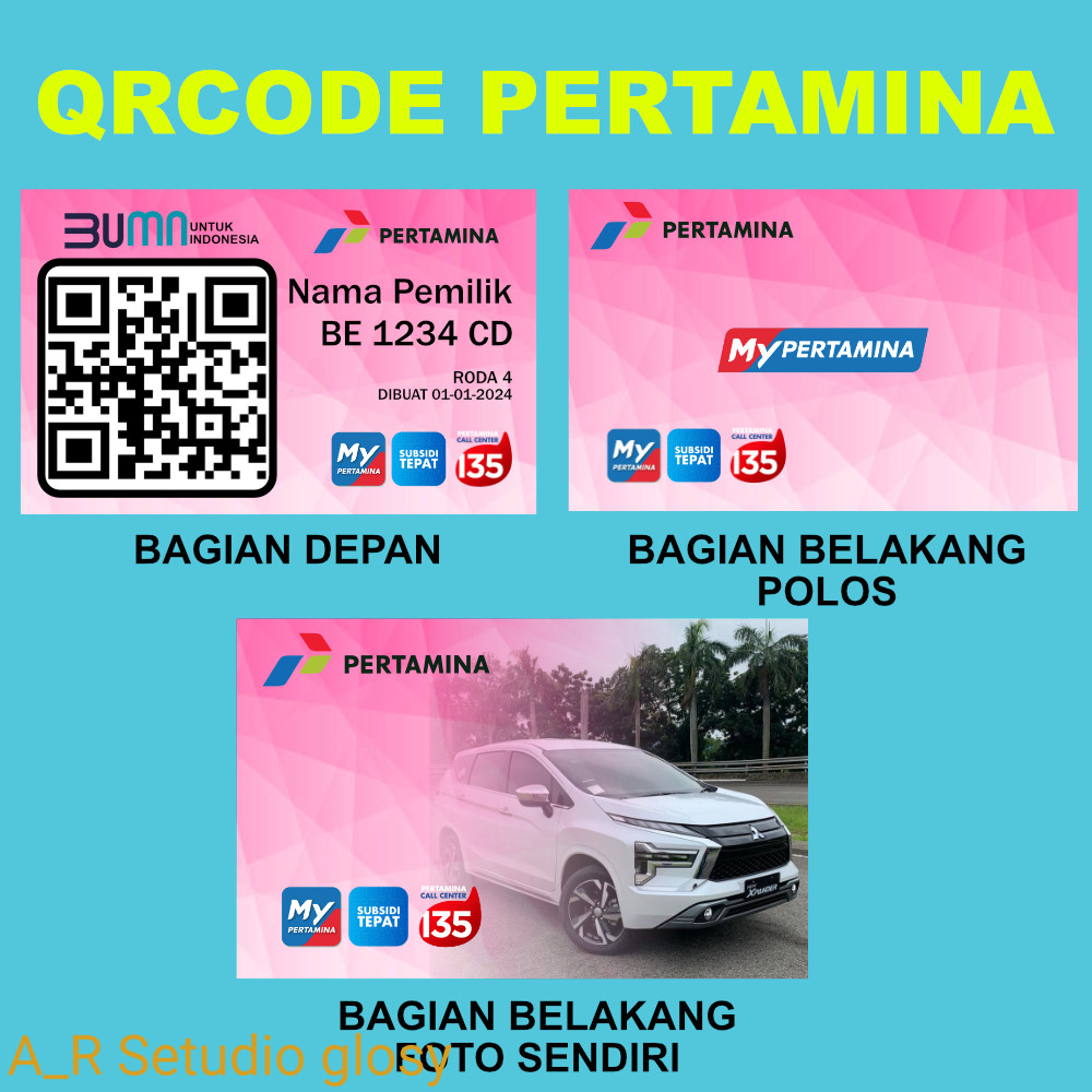 

Cetak Kartu My Pertamina Custom Bahan PVC Print UV Awet Anti Air