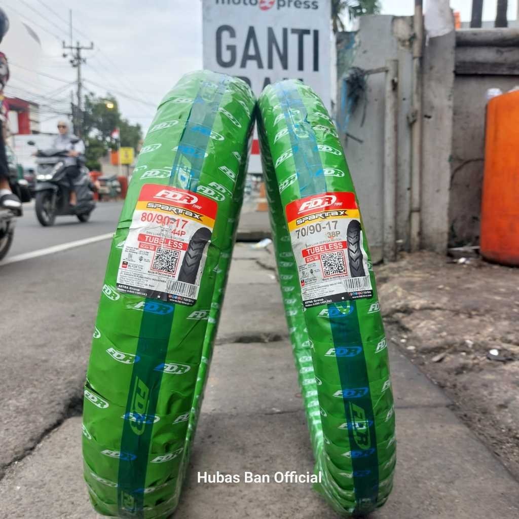 Ban FDR Spartax Tubetype 70/90 80/90 Ring 17 Motor Bebek Revo Supra Karisma Vega Shogun jupiter Ring