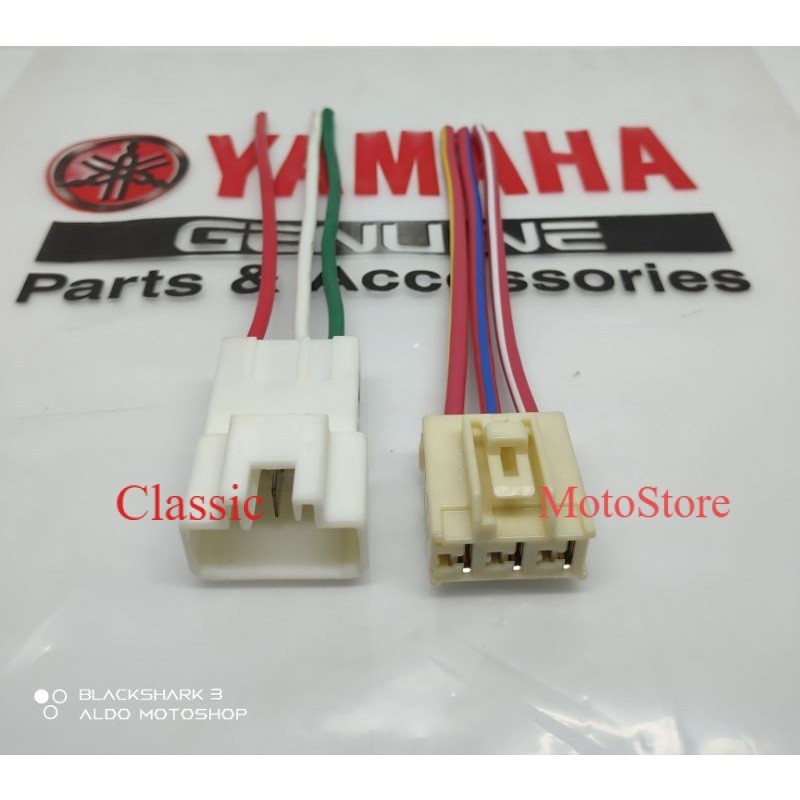 Socket Kabel ECU Spull Stator Spul Set ~ Yamaha Freego Lexi Orisinil Part