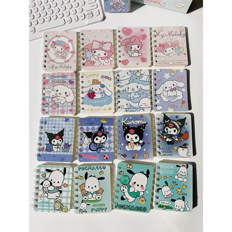 

(GAT) Notebook Mini A7 Buku Kecil Catatan Scrapbook Mini Buku Notes Kecil Alat Tulis Sekolah 80 Lembar