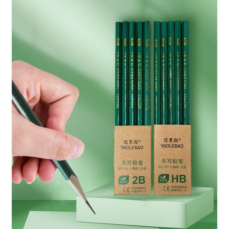 

10PCS Graphite Pencil Pensil Kayu 2B/HB Premium – Alat Gambar, Sketsa & Ilustrasi, Cocok untuk Pelajar, Seniman, Desainer & Kreator, Kualitas Tinggi, Tahan Lama, Esensial untuk Sekolah, Kantor, dan Studio Seni