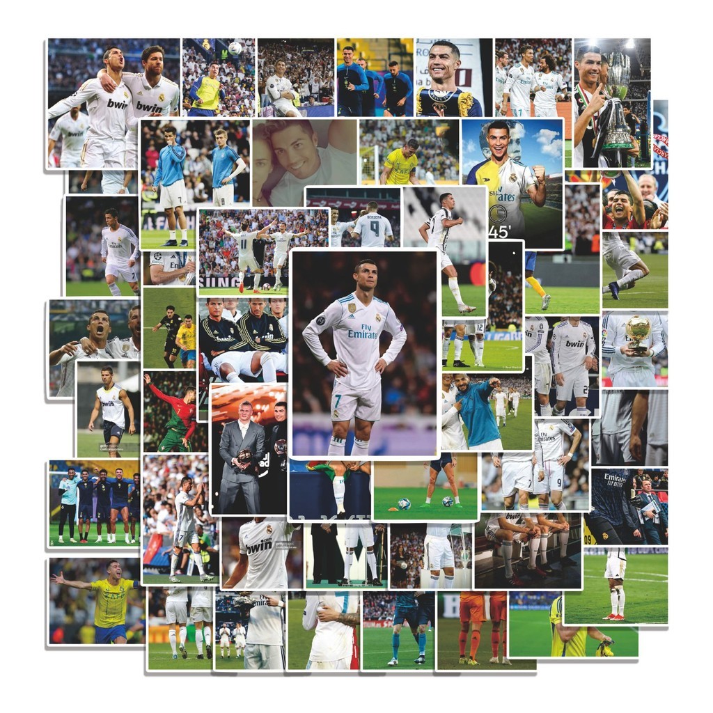 

COD 50 Pcs Stiker RM Cristiano ronaldo V1 Lucu Anti Air Untuk Dekorasi Notebook Sepeda Skateboard Handphone DIY