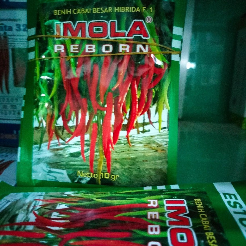 Benih Cabe Imola Reborn 10gr Original Pabrik Hijau Merah Tanaman