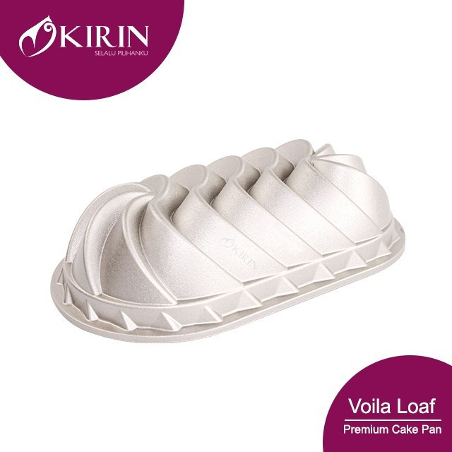 Loyang Sultan | Loyang Tulban Kirin Premium Cake Pan | Loyang Puding - Voila Loaf Pan