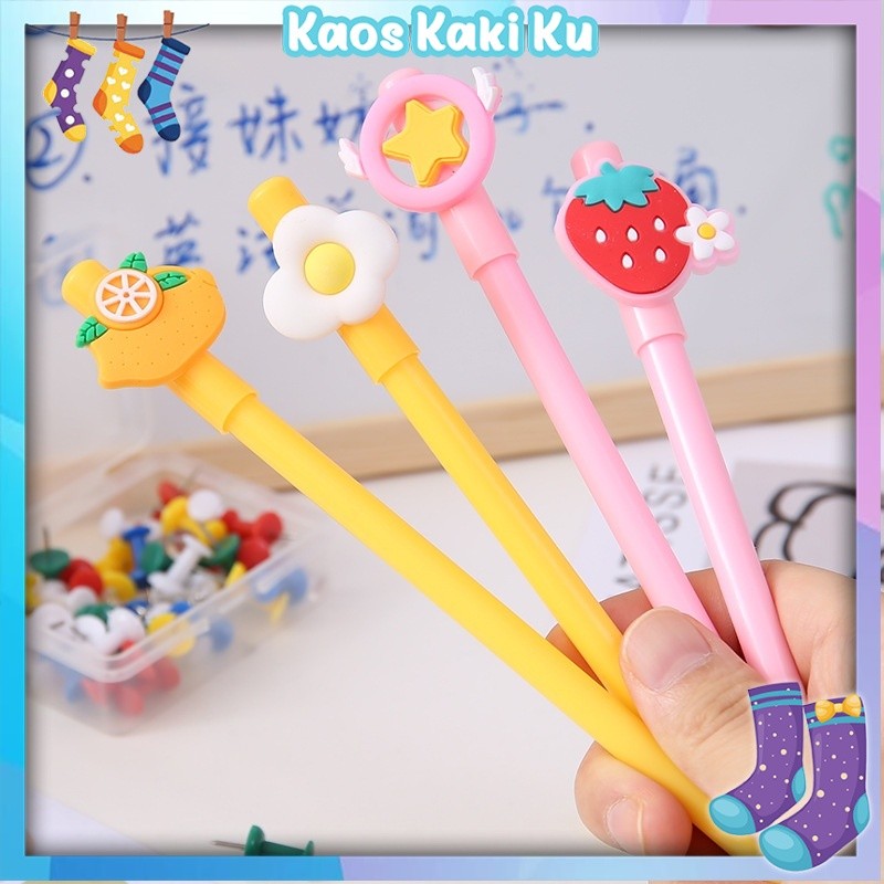 

Pena Gel Karakter Lucu Pen Cute Student Japanese Pulpen Karakter Buah 839