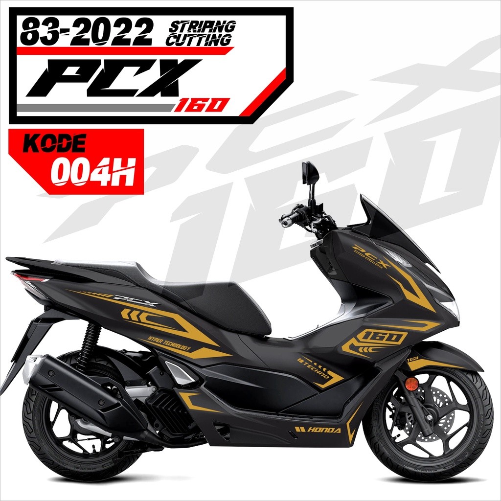 Sticker Striping Lis Cutting Honda Pcx All New 160 Honda Pcx 160