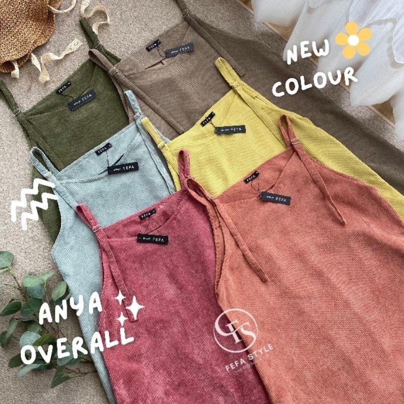FEFA STYLE - ANYA OVERALL BAHAN CORDUROY