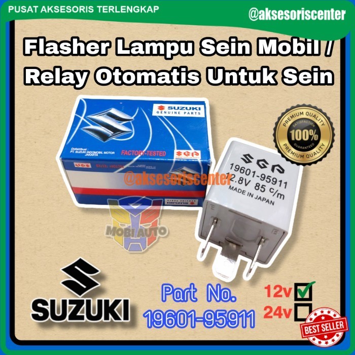 (MAT) Flasher Relay Otomatis Sen Sein Mobil Suzuki Carry Futura T120SS 12V - Flasher Aja