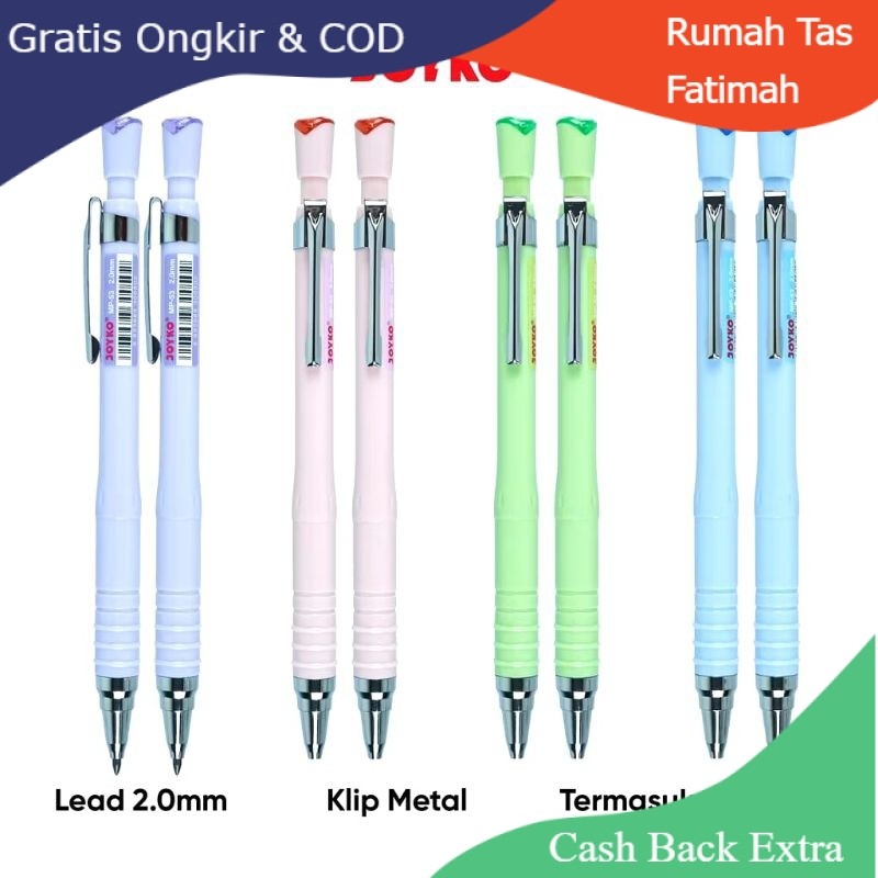 

Promo MECHANICAL PENCIL / PENSIL MEKANIK JOYKO MP-53 2.0 MM By Rumah Tas Fatimah