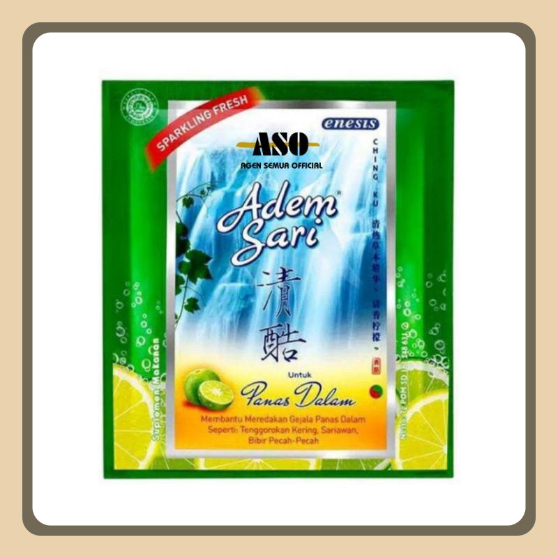 

ADEM SARI sachet untuk PANAS DALAM 7gr !! murah PROMO