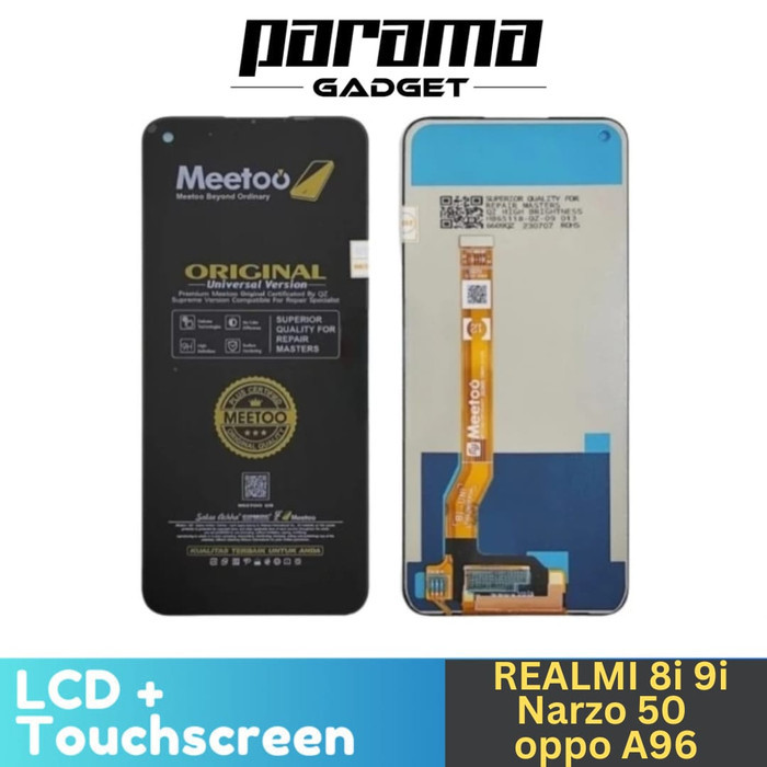 LCD REALME 8i 9i Narzo 50 OPPOA96 Touchscreen original meetoo Crown