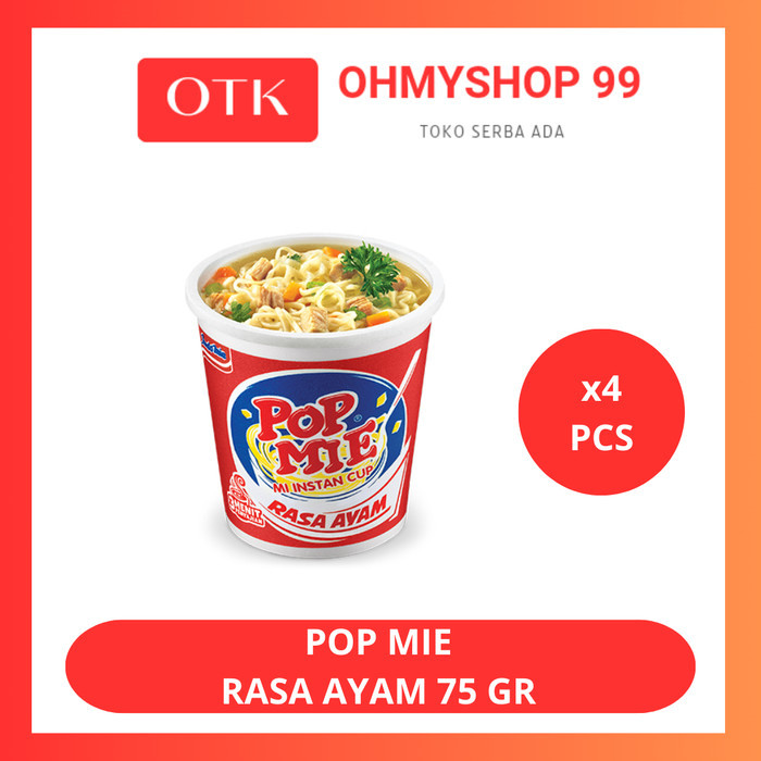 

Pop Mie Ayam 4x75gr