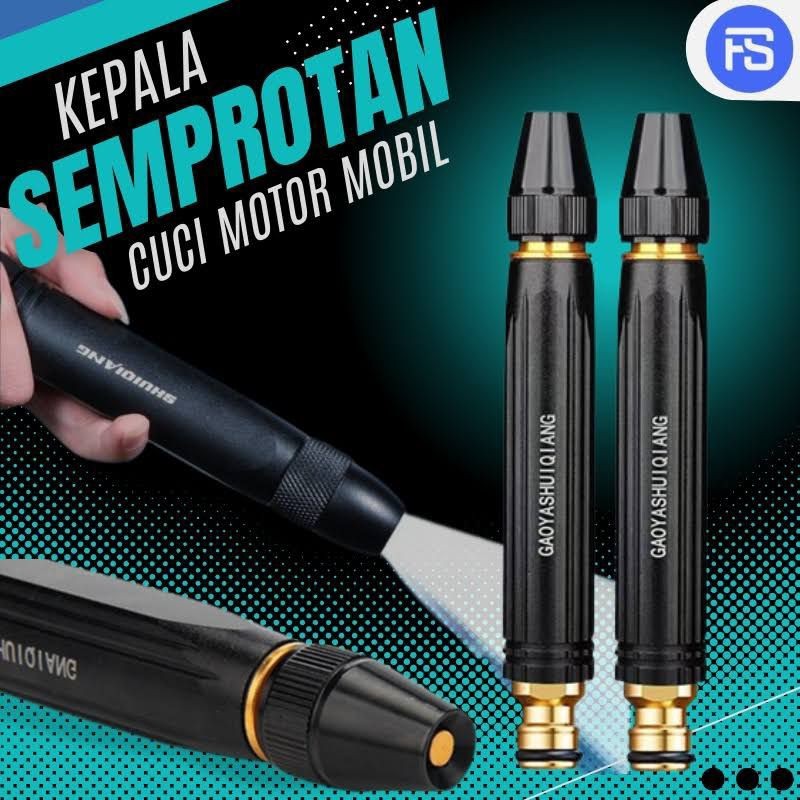 Sambungan ujung selang kepala semprotan cuci mobil motor kepala ujung selang siram tanaman kepala se