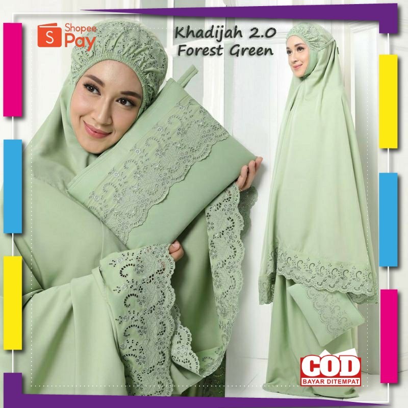 [PREMIUM ORIGINAL] Awrellcollection - Mukena Dewasa Khadijah Katun Premium