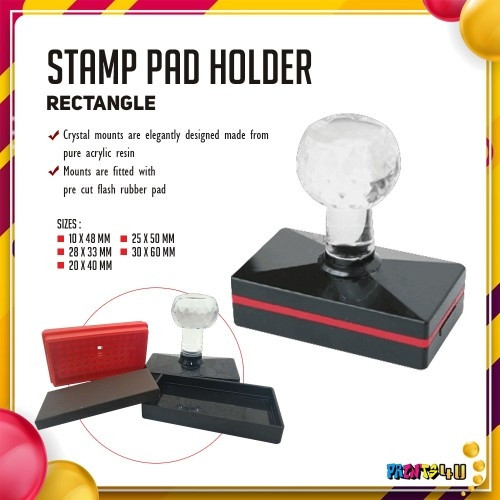 

[ Asmara ] Gagang Stempel Flash Akrelik Stempel Habis Pakai Kotak Persegi Panjang & Lingkaran Persegi Panjang dan Stempel Bantalan 33,5X11Cm