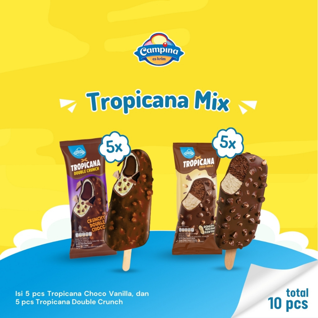 

Campina Tropicana Mix - Es Krim