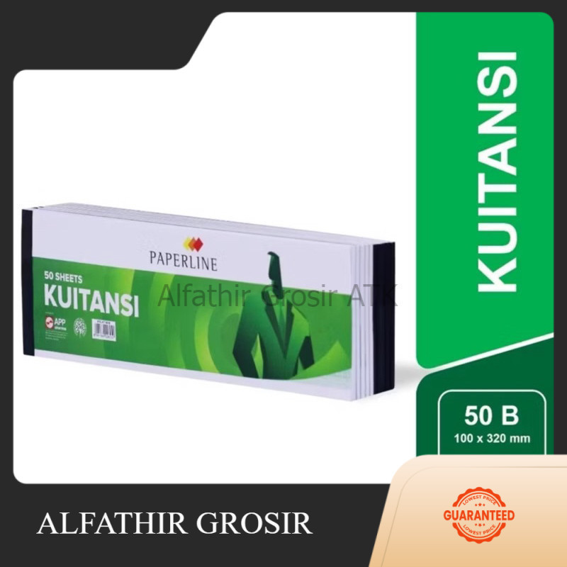 

Buku Kwitansi Paperline Besar/Kecil - / PACK - 10 Buku