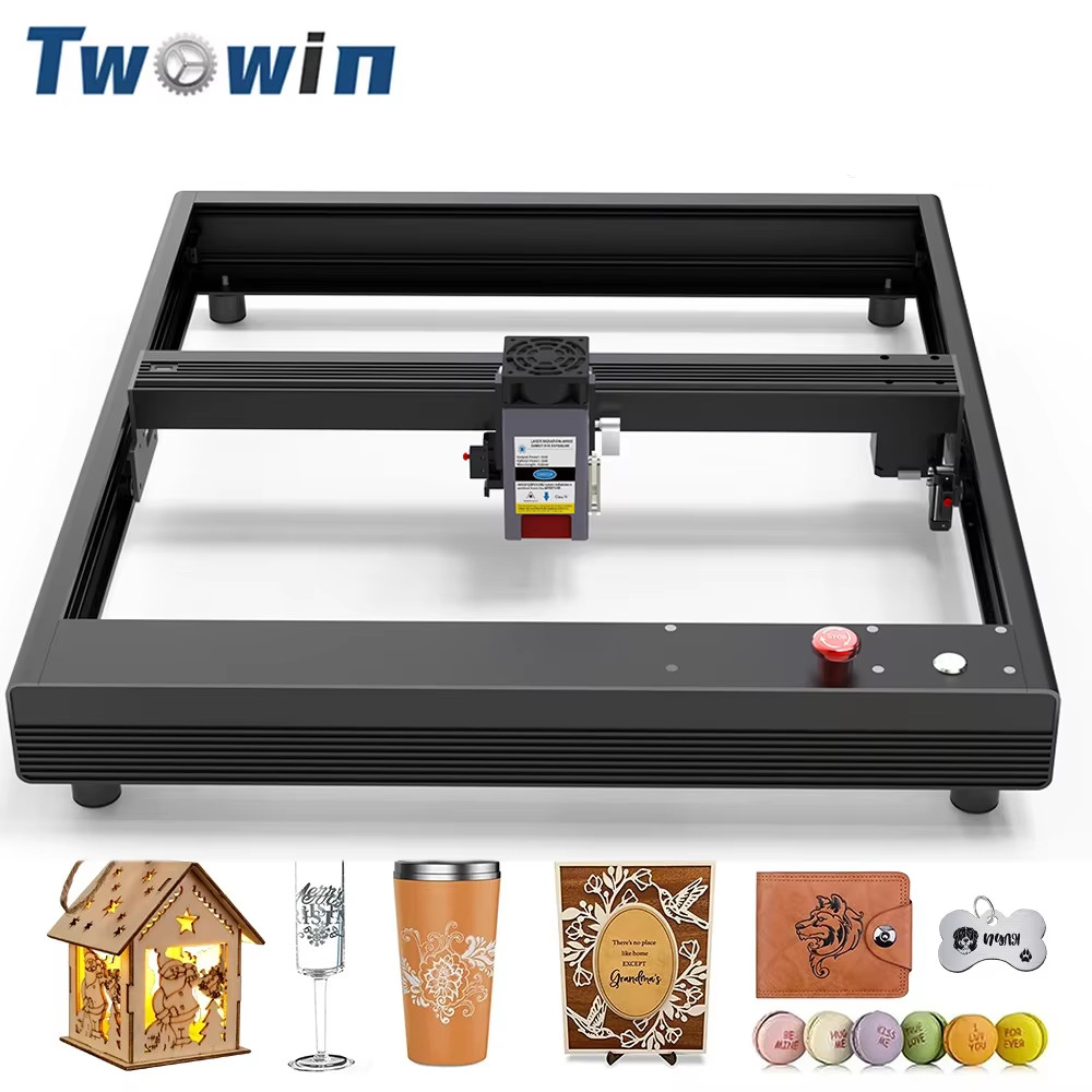 Special Diskon TwoWin DIY Laser Engraving Machine CNC 2-Axis 20W - 4040