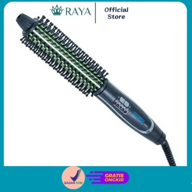 "RAYA" TAKEDA TKD-998BF Catok Hot Roll Brush/Blow Keriting Sisir Rambut