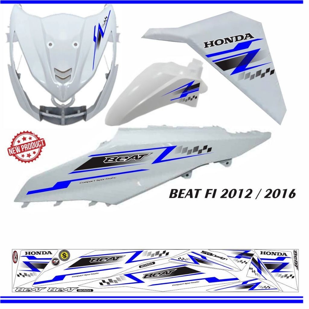 STIKER VARIASI STIKER BEAT FI 2013/2015/ STRIPING MOTOR BEAT FI VARIASI