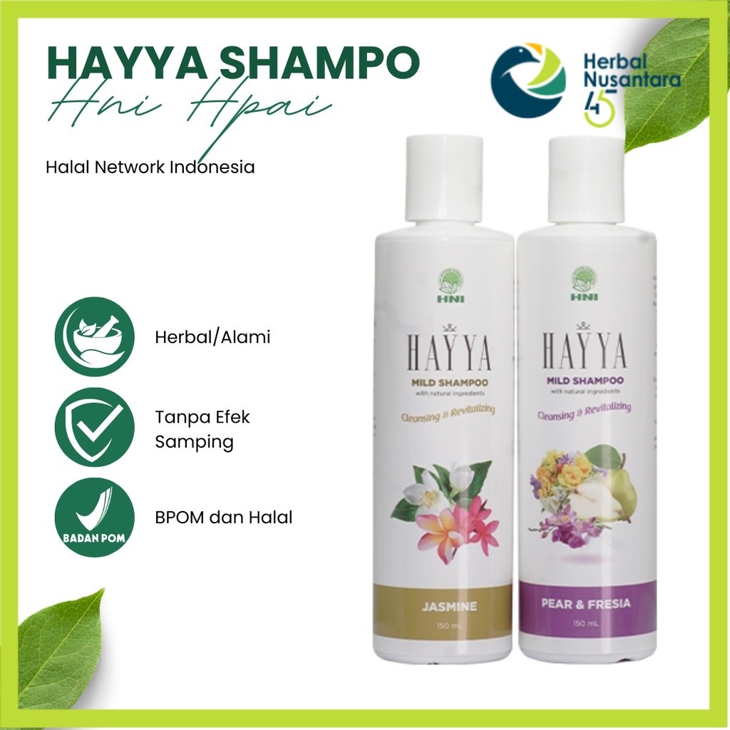 HAYYA MILD SHAMPOO - SAMPO - SHAMPO    | Bisa Bayar COD - HNI HPAI BPOM
