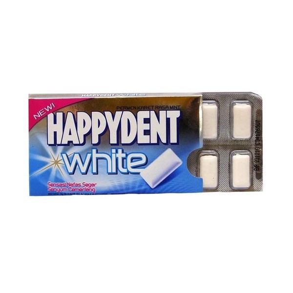 

Happydent Cool Mint permen karet rasa mint 14g(10butir)