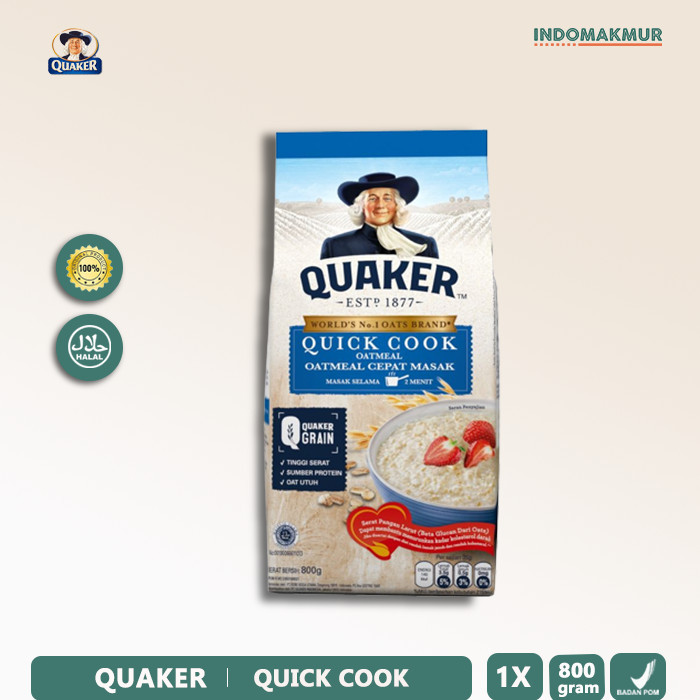 

Quaker Quick Cooking Instant Oatmeal 800 Gr