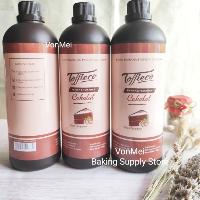 

TOFFIECO Chocolate Paste Perisa Pasta Coklat 1000 gr 1 KG Wangi