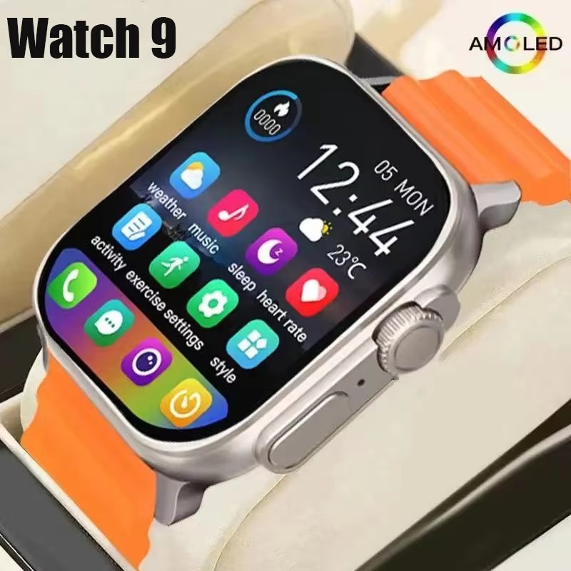 New Smart Watch 9 Ultra Gen 2 Watch Ultra IWO Watch Ultra NFC Smartwatch Series 9 Bluetooth Call 2.2