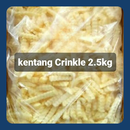 

Kentang Goreng Crinkle Import 2.5 kg