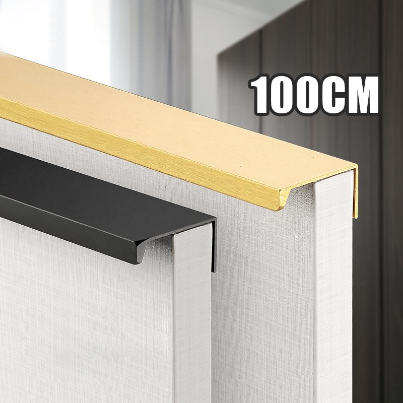 Tarikan Pintu Lemari 100cm Invisible - Gagang Minimalis Handel, Gagang Lemari Panjang Dapur