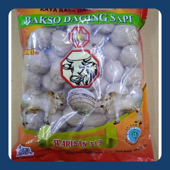 

Bakso Urat Warisan 319 isi 50 butir/600 gr