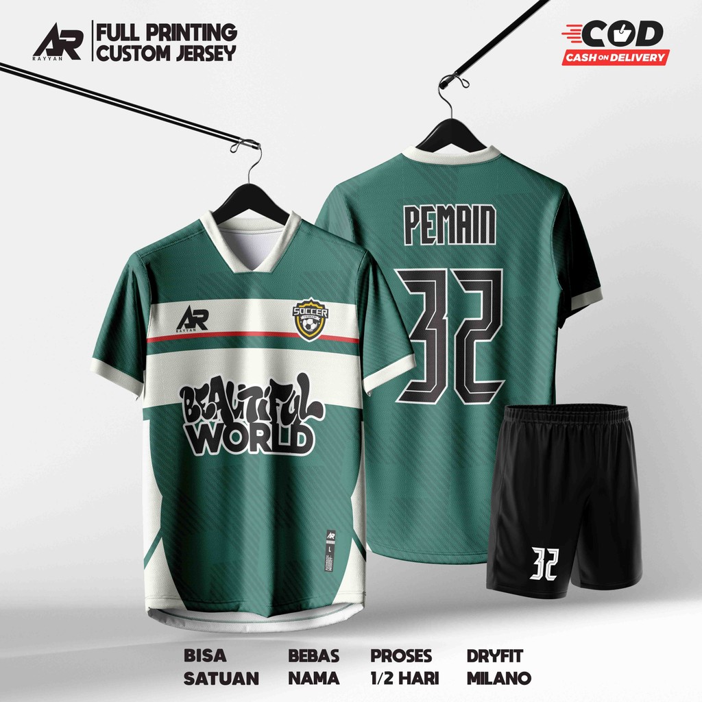JERSEY BAJU FUTSAL BOLA VOLI CUSTOM FULL PRINTING TERLARIS 2024