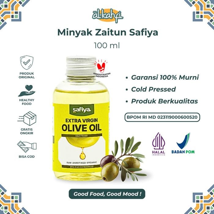 

Minyak Zaitun 500 ml Safiya Extra Virgin Olive Oil - Minyak Zaitun Asli EVOO - 100 ml Safiya
