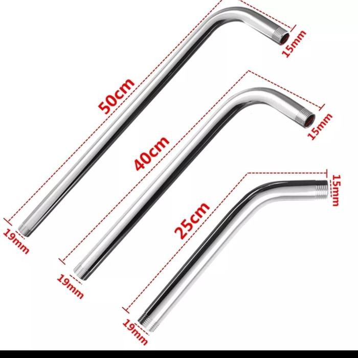 shower pipe extension L / pipa tambahan perpanjang mandi