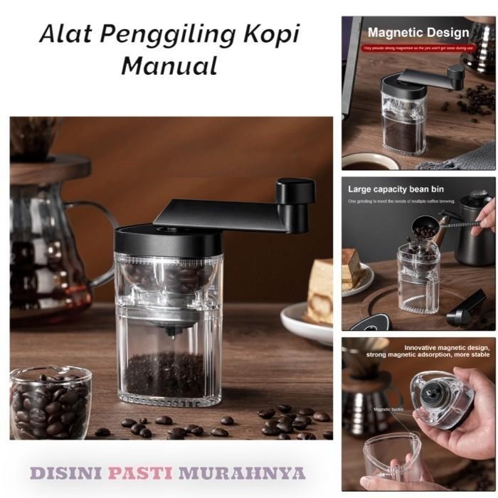 

GMGY Alat Penggiling Kopi Manual Coffee Grinder Ceramic Burr SY310W