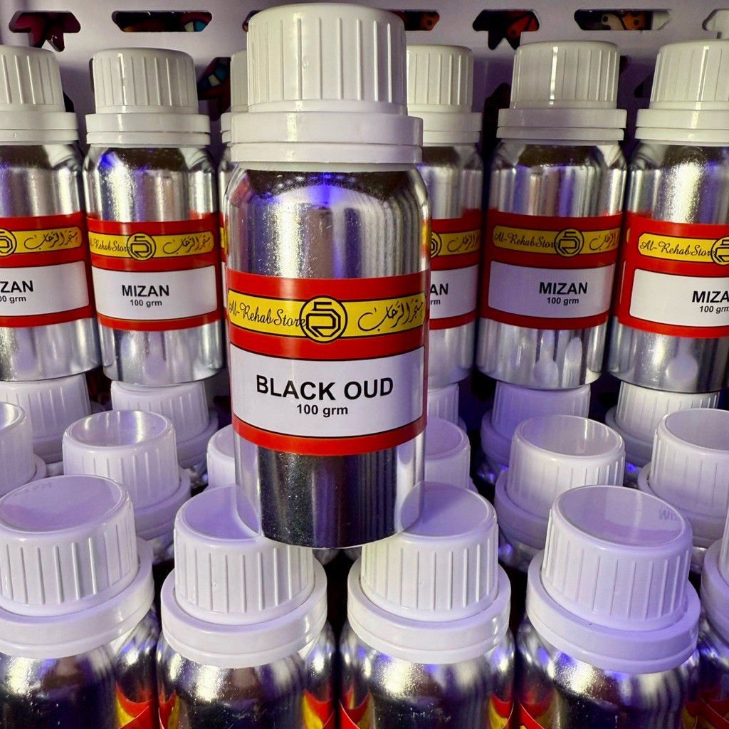 Black Oud Arabia Ameer Al Oud Raudah Madawi Mizan AlRehab Bibit 100ml Parfum Arabian Original Segel 