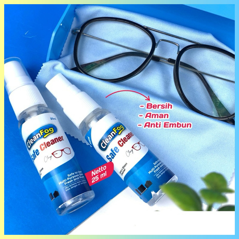 Pembersih Kacamata Spray Isi 30 ml Efektif Merawat Lensa Kacamata Mahal, Lensa Jernih Penglihatan Ta